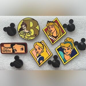 Disney Parks Princess Trading Pin Bundle
